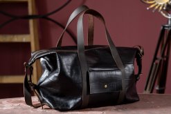 travel leather bag